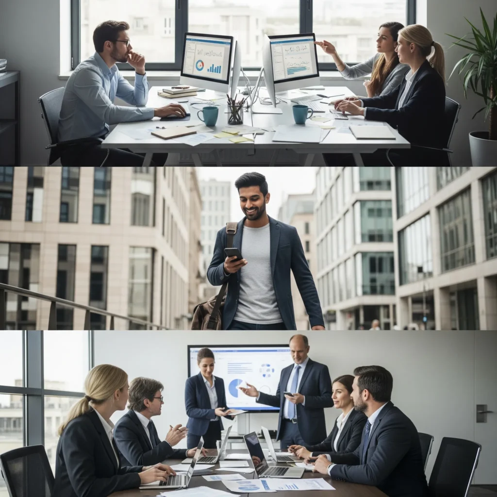 Imagen que representa el público objetivo de Digentix con soluciones de inteligencia artificial para pymes, autónomos y consultoras.
